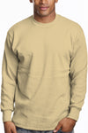 Men's Cozy Khaki Thermal Knit Top waffle knit, sizes 2XL-5XL. Variety of colors. Fabric: Solid-100% Cotton, Charcoal & H Grey-80% Cotton 20% Poly. 9.2 oz
