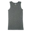 Set of three heather grey sleeveless undershirts, commonly known as A-shirts or tank tops.