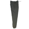 Side view of French Terry Charcoal Grey Fleece Pants with Zipper: Easy wear Pro 5 fleece bottoms for comfort & warmth. Elastic waist/ankle, leg zipper for shoe-friendly wear. Available Sizes S-XL, colors: Black, Grey, Camo. 60% Cotton 40% Poly.