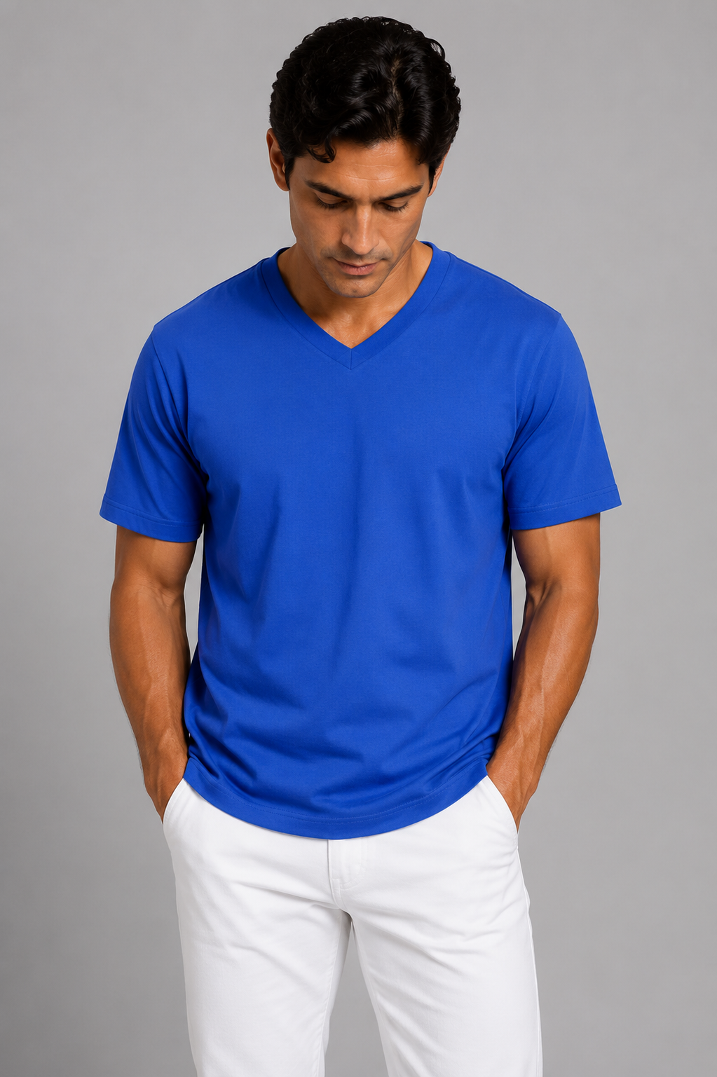 V-neck T-shirt 2XL - 5XL