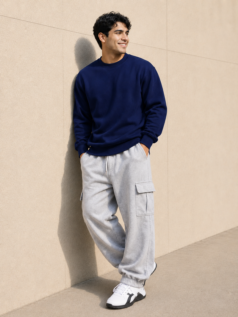 Fleece Crew Neck Sweatshirt 2XL - 5XL