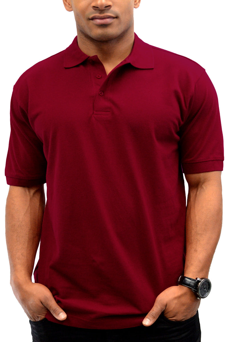 Experience timeless elegance with the Pro 5 Classic Polo Burgundy Shirt. Boasting a classic three-button placket, it's available in sizes from S to 5X. Choose from Black, White, Navy, and more. Made from 100% Cotton fabric for unparalleled comfort and style.