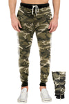 French Terry Wood Camo Fleece Pants with Zipper: Easy wear Pro 5 fleece bottoms for comfort & warmth. Elastic waist/ankle, leg zipper for shoe-friendly wear. Available Sizes 2XL-5XL, colors: Black, Grey, Camo. 60% Cotton 40% Poly.
