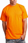 Elevate style with Athletic Fit Golden Yellow T-Shirts - lightweight, breathable for active living. Finer threads than Super Heavy T-shirts, ensuring comfort. Ideal for all activities, sizes S-XL. Colors: White, Black, Heather Grey, more. Fabric: Solid Colors-100% Cotton, Charcoal & Heather Grey-80% Cotton 20% Polyester. Weight: 5.6 oz. Seamlessly blend fashion and function with our go-to Athletic Fit T-Shirt.