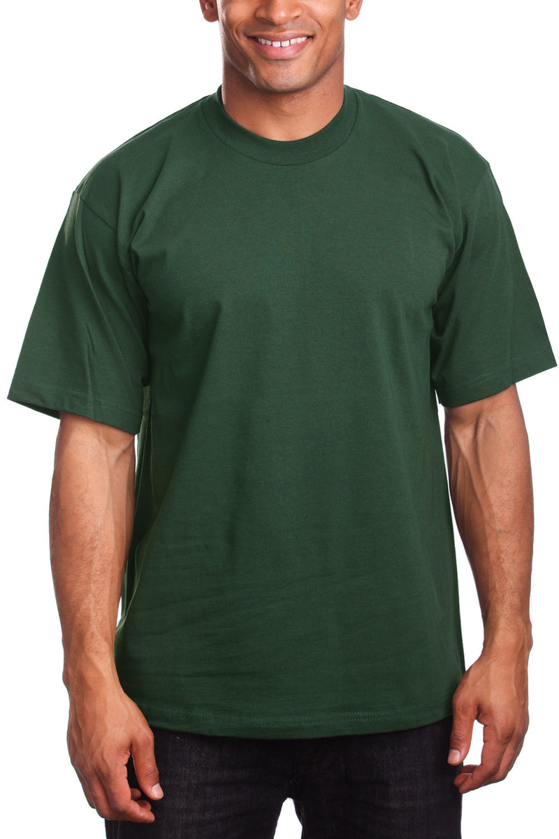 Elevate style with Athletic Fit Dark green T-Shirts - lightweight, breathable for active living. Finer threads than Super Heavy T-shirts, ensuring comfort. Ideal for all activities, sizes 2X-5X. Colors: White, Black, Heather Grey, more. Fabric: Solid Colors-100% Cotton, Charcoal & Heather Grey-80% Cotton 20% Polyester. Weight: 5.6 oz. Seamlessly blend fashion and function with our go-to Athletic Fit T-Shirt.