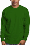 Men's Cozy Kelly Green Thermal Knit Top waffle knit, sizes S-XL. Variety of colors. Fabric: Solid-100% Cotton, Charcoal & H Grey-80% Cotton 20% Poly. 9.2 oz