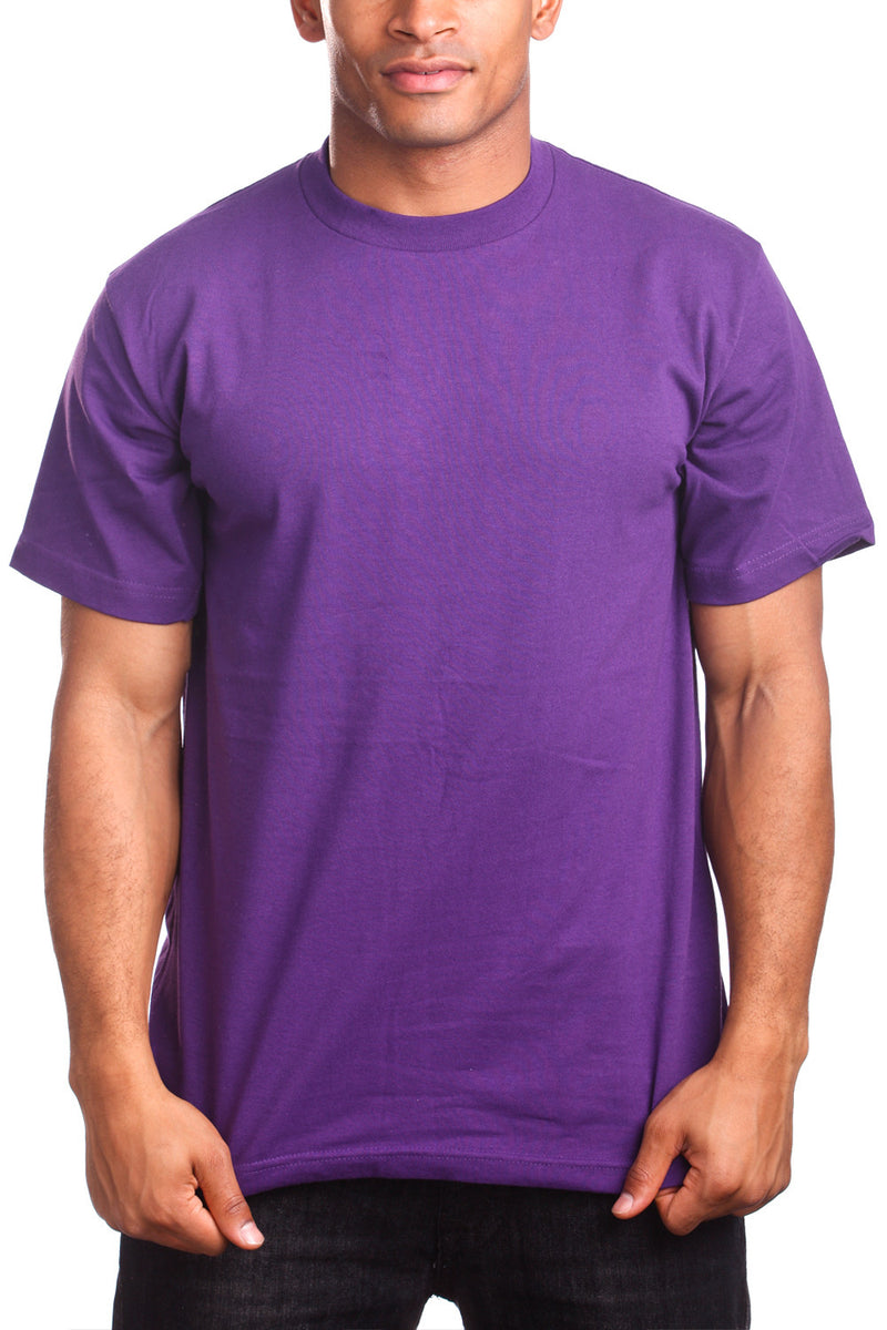 Elevate style with Athletic Fit Purple T-Shirts- lightweight, breathable for active living. Finer threads than Super Heavy T-shirts, ensuring comfort. Ideal for all activities, sizes S-XL. Colors: White, Black, Heather Grey, more. Fabric: Solid Colors-100% Cotton, Charcoal & Heather Grey-80% Cotton 20% Polyester. Weight: 5.6 oz. Seamlessly blend fashion and function with our go-to Athletic Fit T-Shirt.