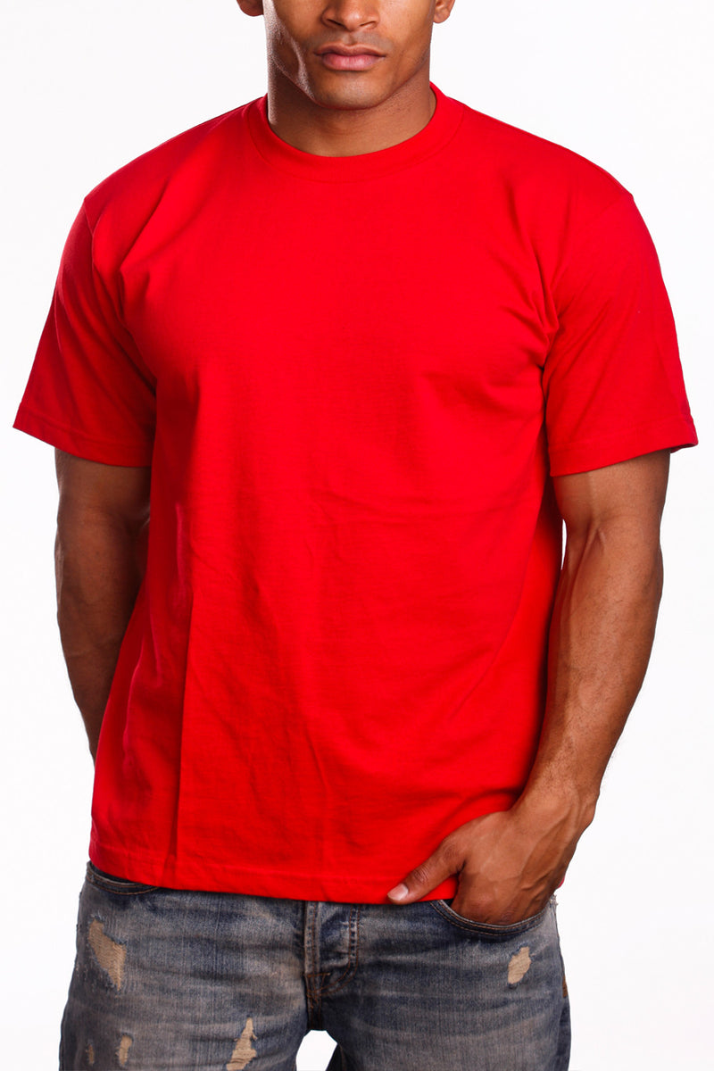 Elevate style with Athletic Fit Red T-Shirts - lightweight, breathable for active living. Finer threads than Super Heavy T-shirts, ensuring comfort. Ideal for all activities, sizes 2X-5X. Colors: White, Black, Heather Grey, more. Fabric: Solid Colors-100% Cotton, Charcoal & Heather Grey-80% Cotton 20% Polyester. Weight: 5.6 oz. Seamlessly blend fashion and function with our go-to Athletic Fit T-Shirt.