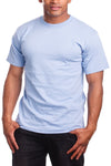 Elevate style with Athletic Fit Sky Blue T-Shirts - lightweight, breathable for active living. Finer threads than Super Heavy T-shirts, ensuring comfort. Ideal for all activities, sizes S-XL. Colors: White, Black, Heather Grey, more. Fabric: Solid Colors-100% Cotton, Charcoal & Heather Grey-80% Cotton 20% Polyester. Weight: 5.6 oz. Seamlessly blend fashion and function with our go-to Athletic Fit T-Shirt.