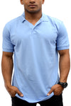 Experience timeless elegance with the Pro 5 Classic Polo Sky Blue Shirt. Boasting a classic three-button placket, it's available in sizes from S to 5X. Choose from Black, White, Navy, and more. Made from 100% Cotton fabric for unparalleled comfort and style.