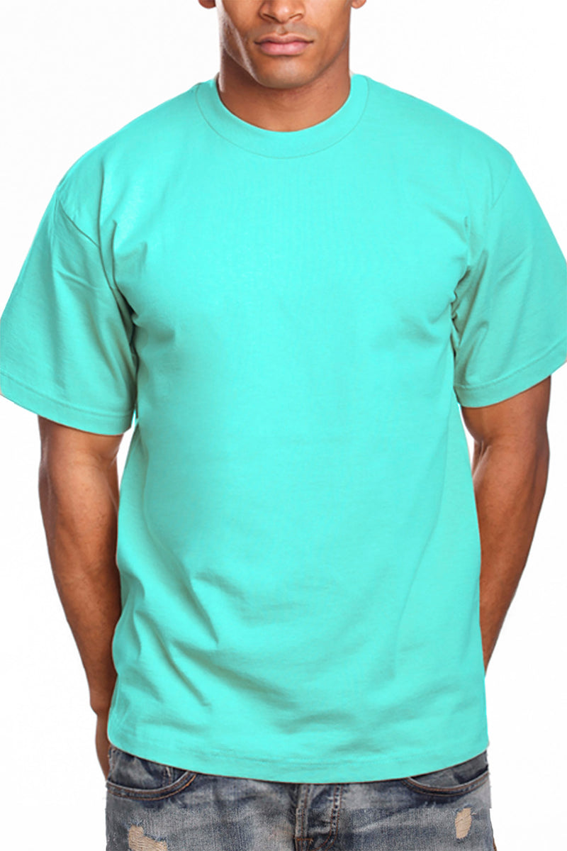 Elevate style with Athletic Fit Seafoam Green T-Shirts - lightweight, breathable for active living. Finer threads than Super Heavy T-shirts, ensuring comfort. Ideal for all activities, sizes S-XL. Colors: White, Black, Heather Grey, more. Fabric: Solid Colors-100% Cotton, Charcoal & Heather Grey-80% Cotton 20% Polyester. Weight: 5.6 oz. Seamlessly blend fashion and function with our go-to Athletic Fit T-Shirt.