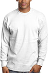 Men's Cozy white Thermal Knit Top waffle knit, sizes 2XL-5XL. Variety of colors. Fabric: Solid-100% Cotton, Charcoal & H Grey-80% Cotton 20% Poly. 9.2 oz