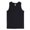 Versatile Black Tank Top: Wear alone or layer up. Sizes S-3X. Colors: White, Black, Heather Grey, Red, Royal, Navy, D Grey, Wood Camo, Desert Camo. Fabric: All-100% Cotton, H Grey-80% Cotton 20% Poly.